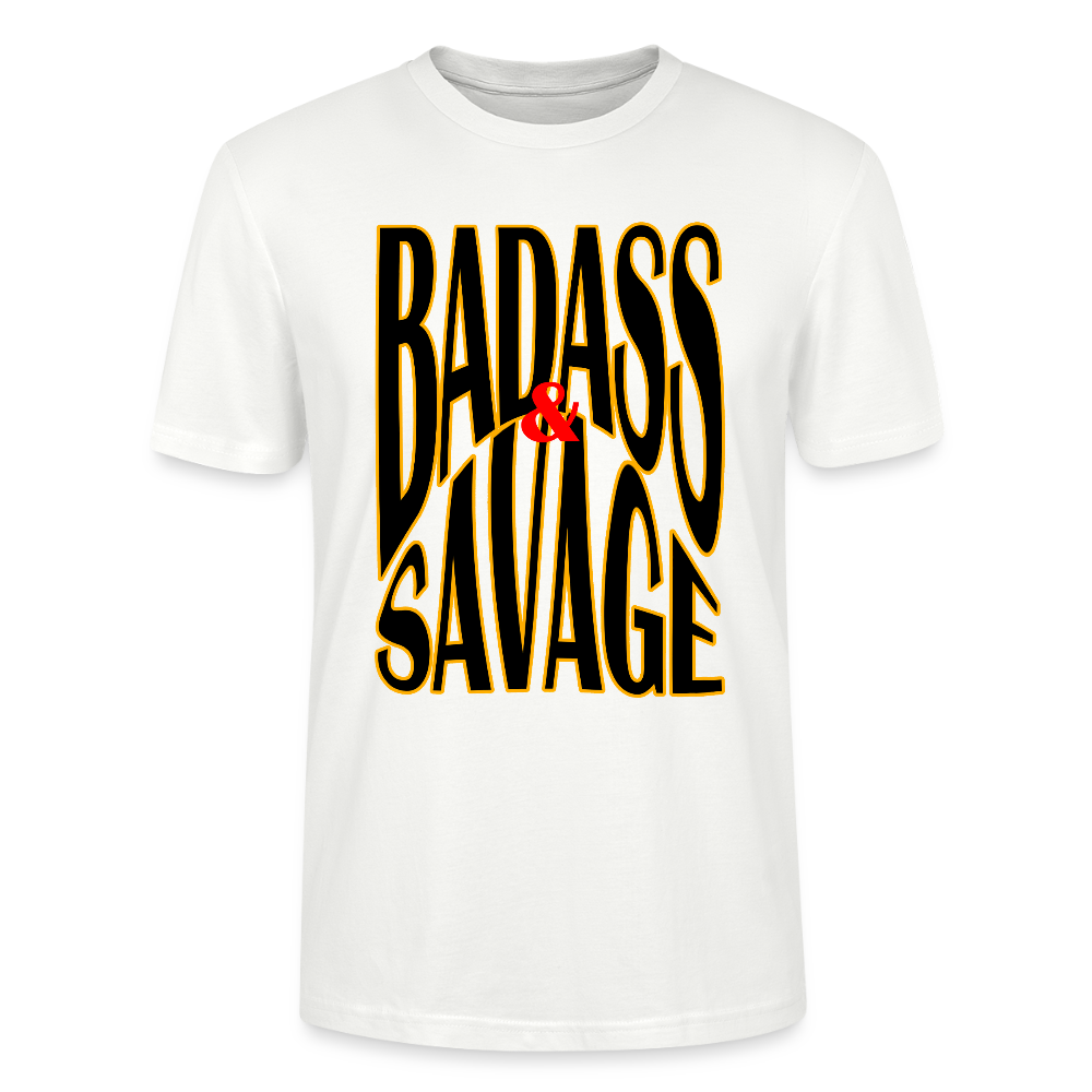 Badass & Savage - blanc