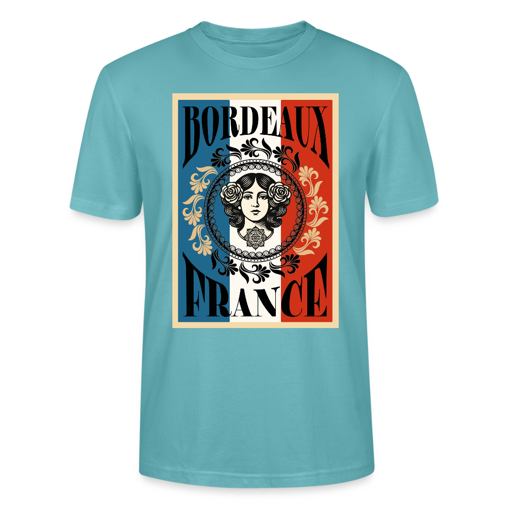 Bordeaux - turquoise pastel