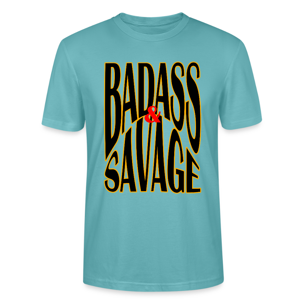 Badass & Savage - turquoise pastel